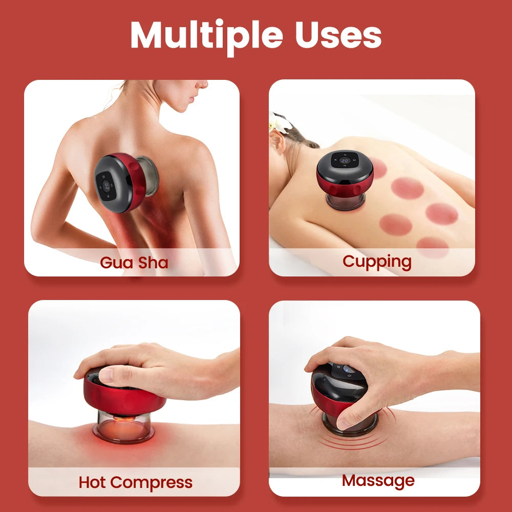 Electric Vacuum Cupping Massager – Anti-Cellulite Therapy & Fat-Burning Slimming Device