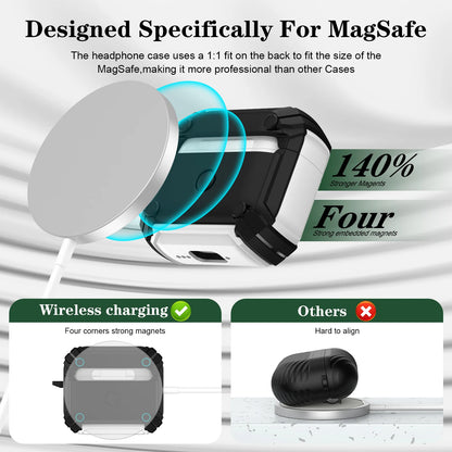 MagShield Case – Ultimate MagSafe Protection & Stand for AirPods 4