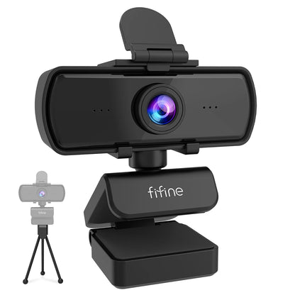 FIFINE K420 1440p Full HD Webcam – Clear Video & Built-In Microphone for Streaming & Calls