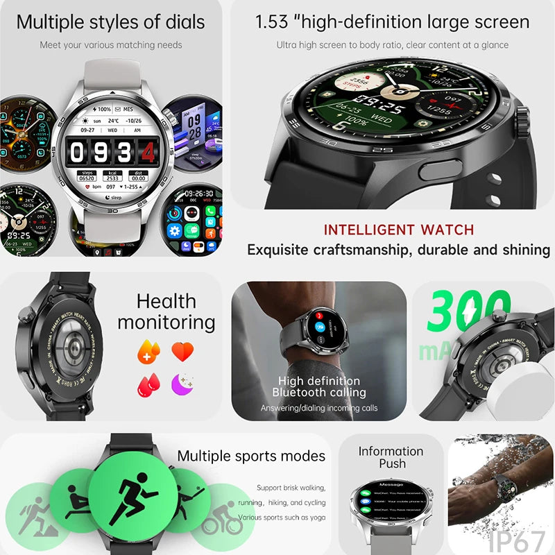 GT5 PRO Smartwatch – AMOLED Display & Advanced Smart Features