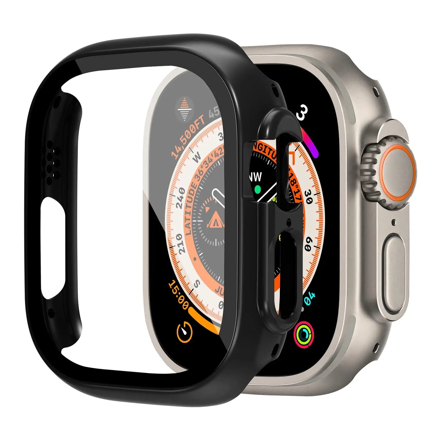 Apple Watch Cover UltraShield – 360° Protection & Tempered Glass Defense