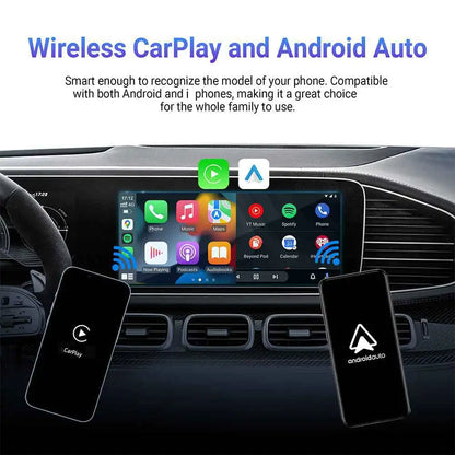 OTTOCAST Play2Video Pro – Wireless CarPlay & Android Auto Adapter with Streaming