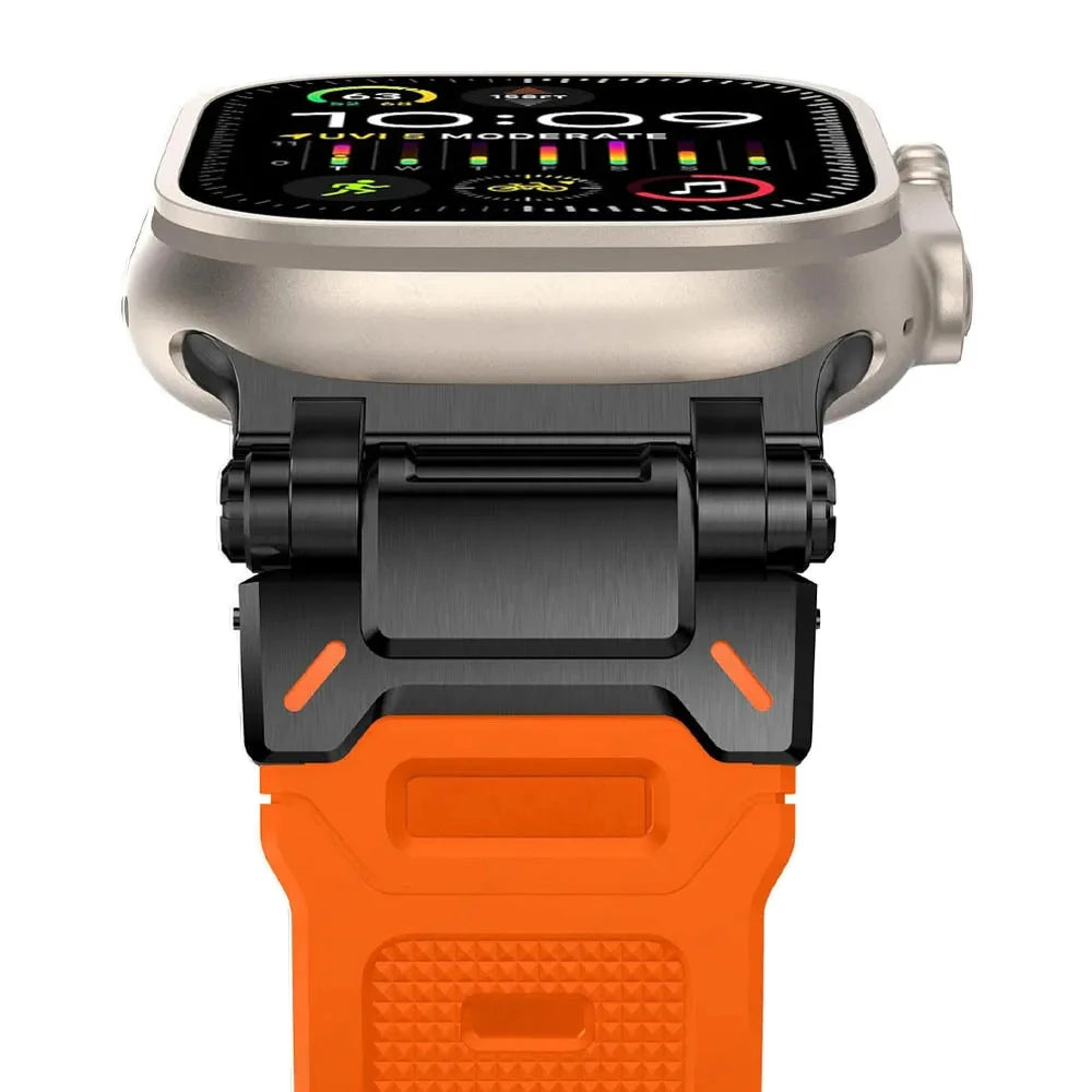 Apple Watch Band FlexSport Pro – Durable TPU & Titanium-Style Design for Active Lifestyles