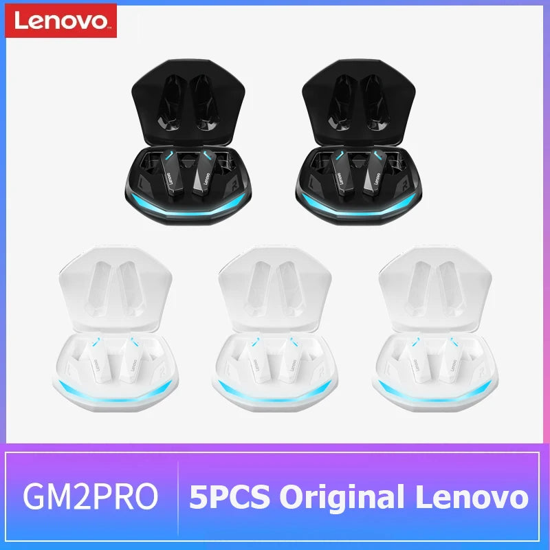 Lenovo GM2 Pro TWS Wireless Earbuds – Bluetooth 5.3, HD Sound & Touch Control