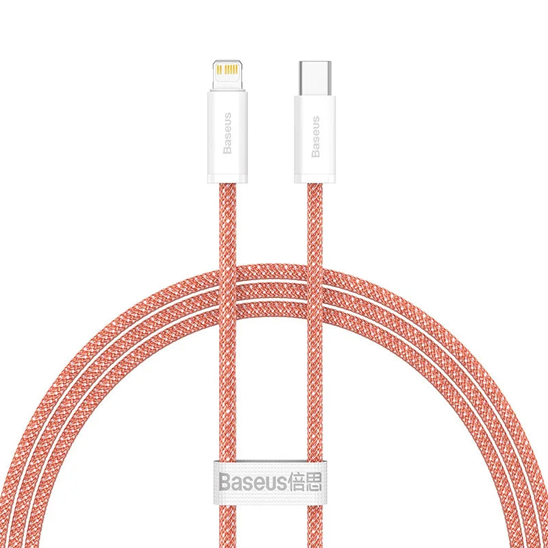 Baseus USB-C to Lightning Cable – 20W Fast Charging & Data Transfer for iPhone & iPad