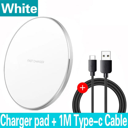 PowerWave 100W Wireless Charger Pad – Fast Charging for iPhone, Samsung & Xiaomi