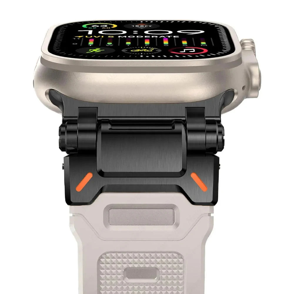 Apple Watch Band FlexSport Pro – Durable TPU & Titanium-Style Design for Active Lifestyles