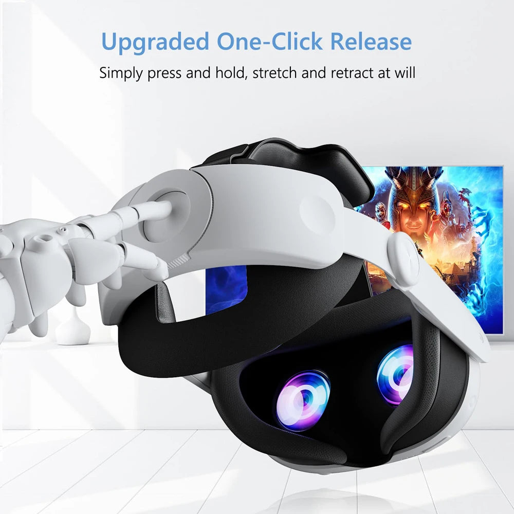 VR ComfortStrap – Enhanced Head Strap for Meta Oculus Quest 3/3S