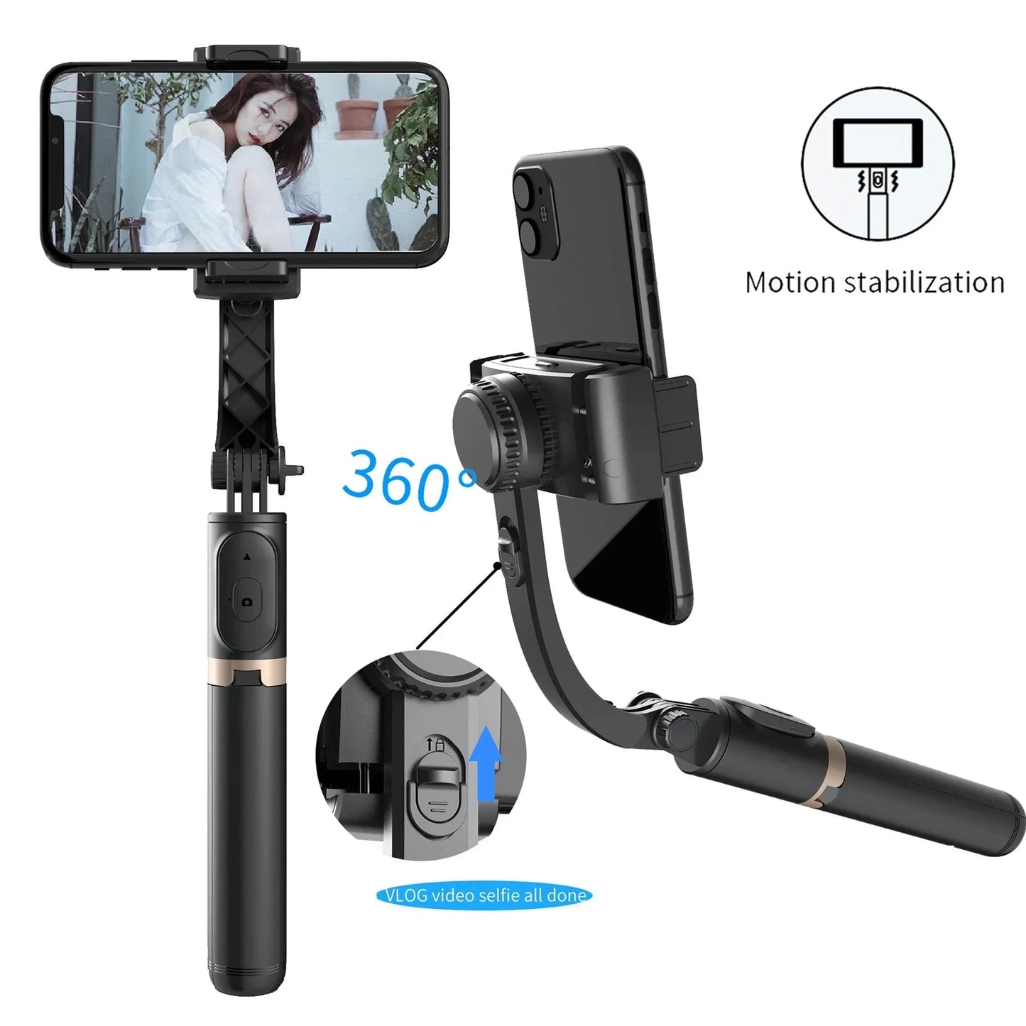 Xiaomi FlexGimbal – 3-in-1 Stabilizer, Tripod & Selfie Stick for Smartphones & GoPro