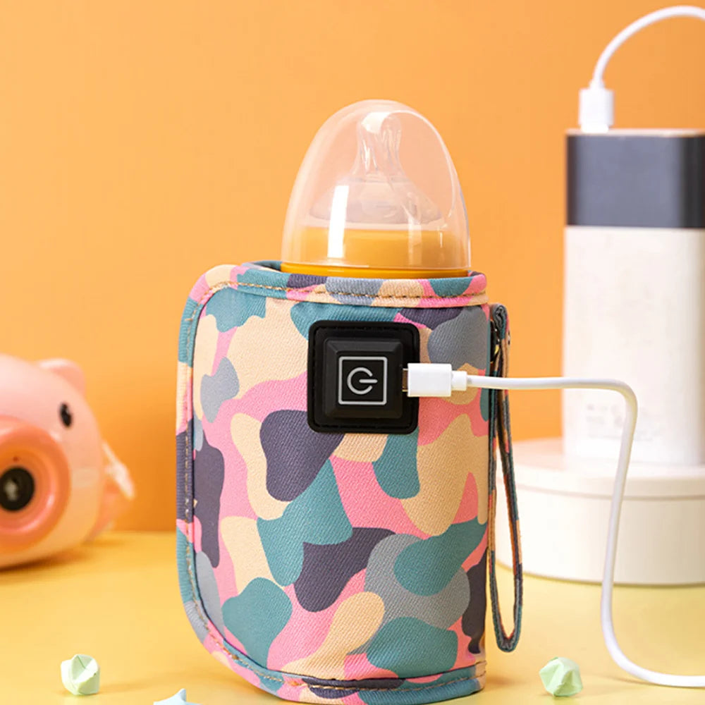 USB Baby Bottle Warmer – Portable & Insulated for Travel and Outdoor Use