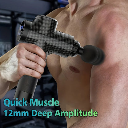 PowerPulse 30 – 30-Level Deep Tissue Massage Gun for Full-Body Recovery