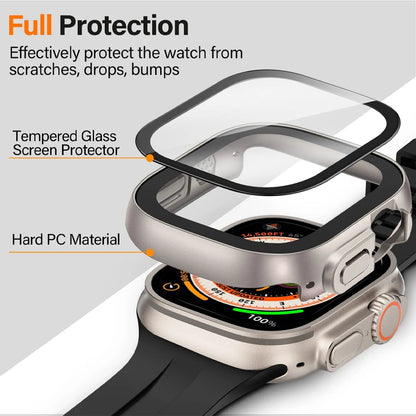 Apple Watch Cover UltraShield – 360° Protection & Tempered Glass Defense