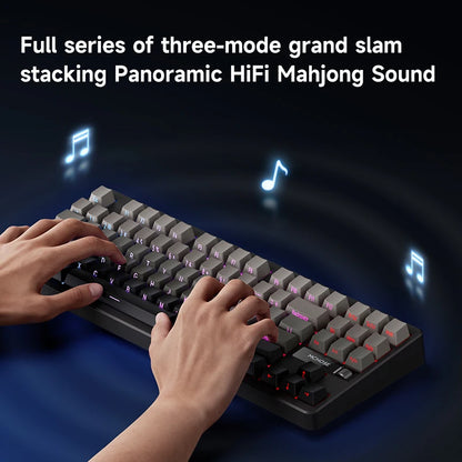 MCHOSE G87 Wireless Mechanical Gaming Keyboard – Tri-Mode, Gasket Structure & RGB