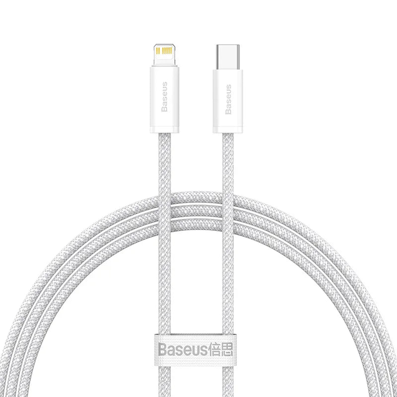 Baseus USB-C to Lightning Cable – 20W Fast Charging & Data Transfer for iPhone & iPad