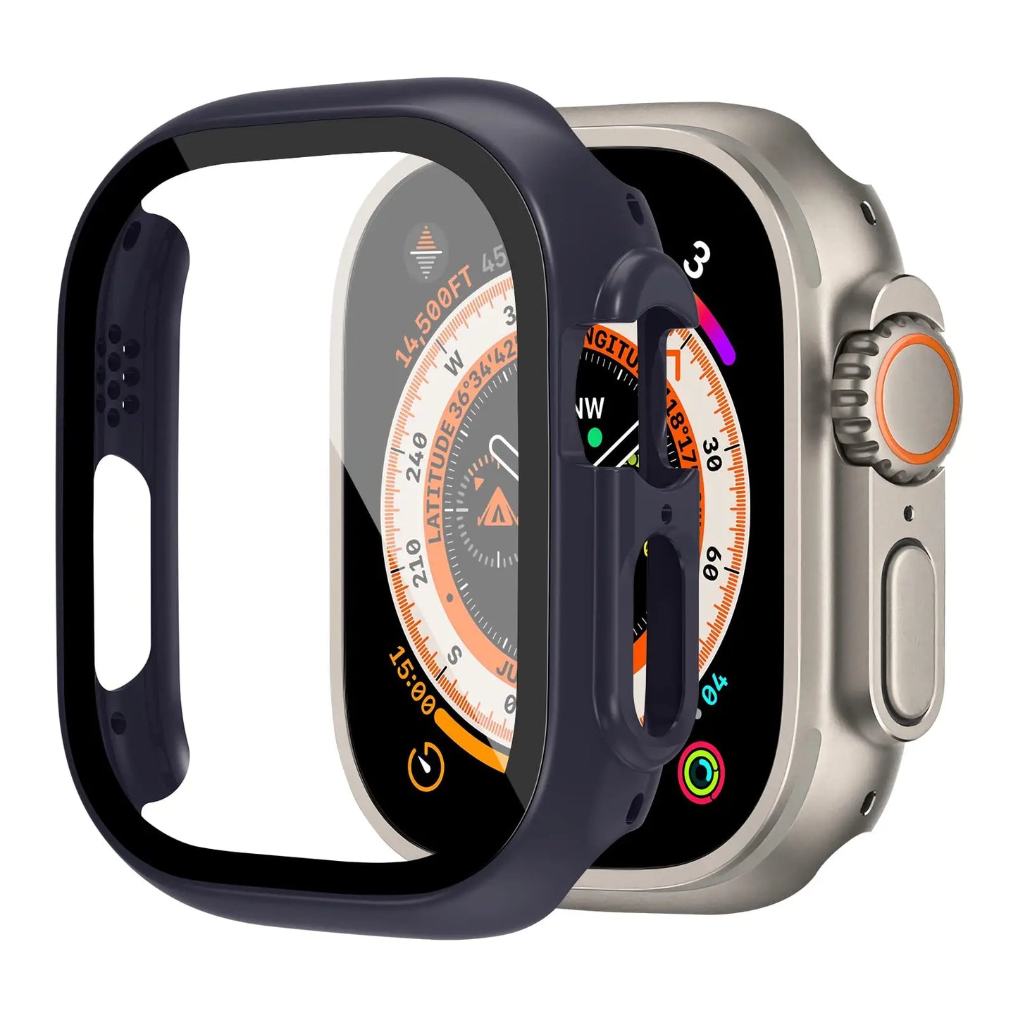 Apple Watch Cover UltraShield – 360° Protection & Tempered Glass Defense